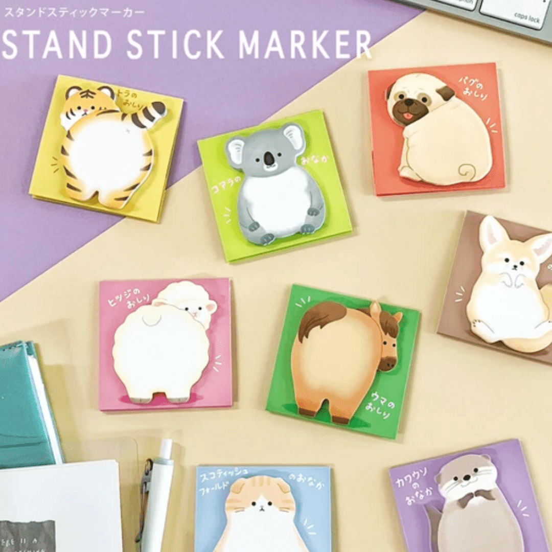Sticky notes japonais Mind Wave | Loutre brune - Mind Wave - millenotes