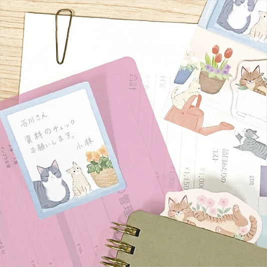 Sticky notes japonais | Nyan Tomo | Hananiwa - NB Co Ltd - millenotes