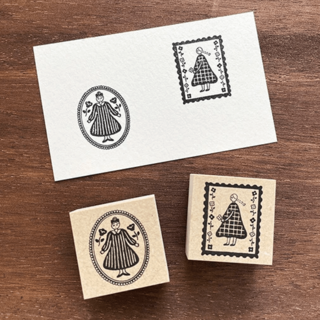 Tampon décoratif | STAMP MARCHÉ | Broche Ovale - STAMP MARCHÉ - millenotes