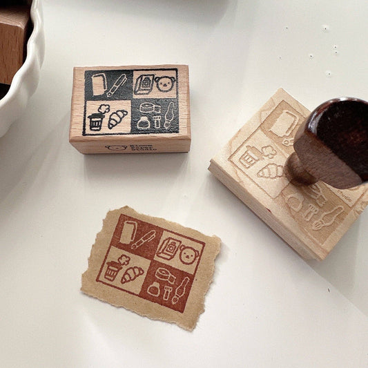 Tampon en bois | Bloom Paper Studio | Bear's Vibe - Bloom Paper Studio - millenotes