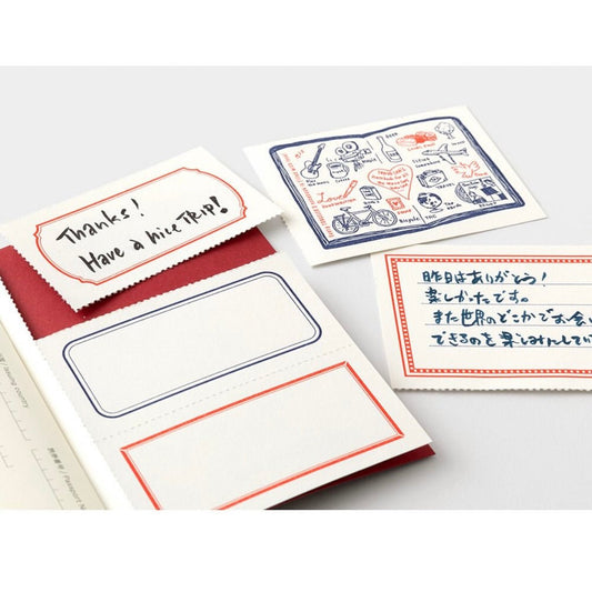 TRAVELER'S NOTEBOOK | LOVE and TRIP | Recharge (Passeport) - TRAVELER'S COMPANY - millenotes