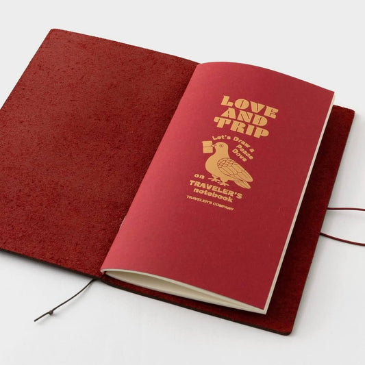 TRAVELER'S NOTEBOOK | LOVE and TRIP | Recharge (Regular) - TRAVELER'S COMPANY - millenotes