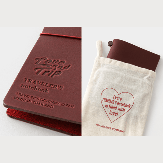TRAVELER'S NOTEBOOK | LOVE and TRIP | Starter kit (Passeport) - TRAVELER'S COMPANY - millenotes