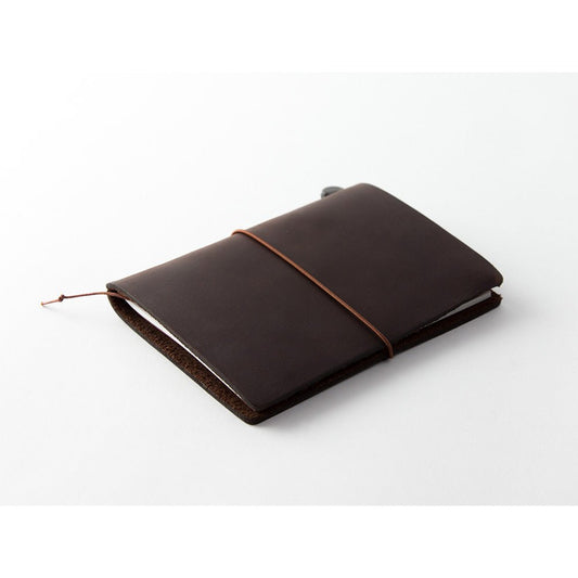 TRAVELER'S NOTEBOOK STARTER KIT Marron (Passeport) - TRAVELER'S COMPANY - millenotes