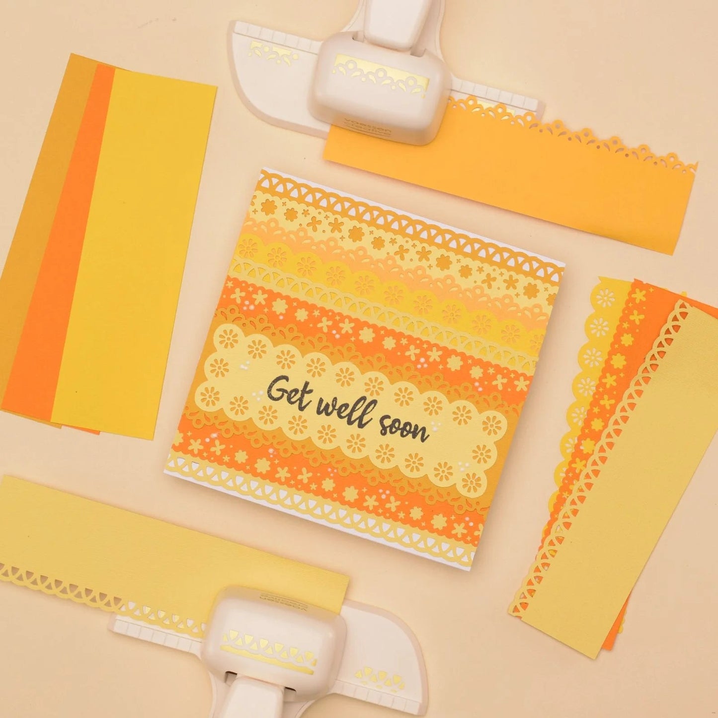 Vaessen Creative | Perforatrice Bordure Fleurs Fantaisie - Vaessen Creative - millenotes