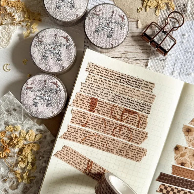 Washi masking tape | Brewed words - Bujojej - millenotes