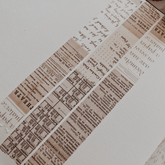 Washi masking tape | Éphéméra vintage - AlbumHandMadeLove - millenotes