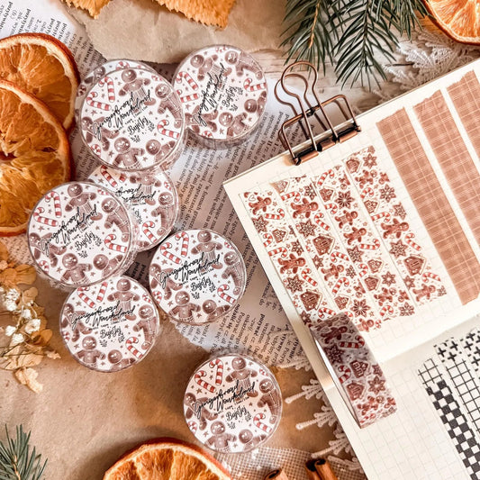 Washi masking tape | Gingerbread Wonderland - Bujojej - millenotes