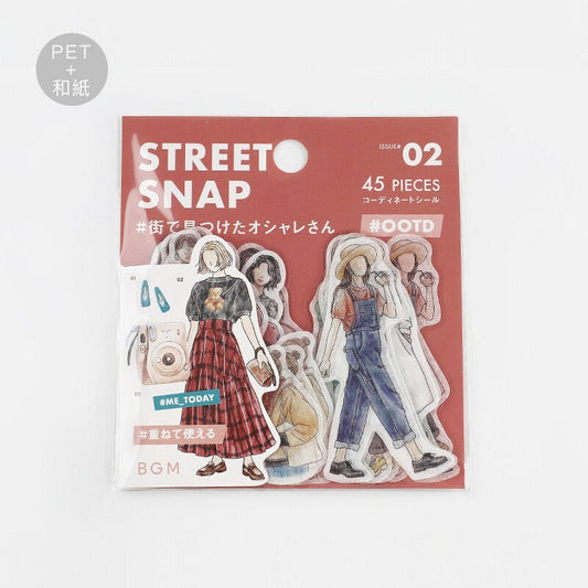 Washi Stickers | BGM | OOTD Street Snap - BGM - millenotes