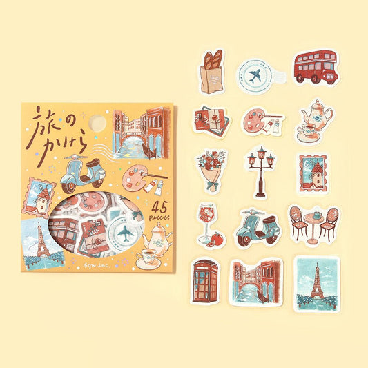 Washi Stickers | BGM | Voyage | Autour du monde - BGM - millenotes