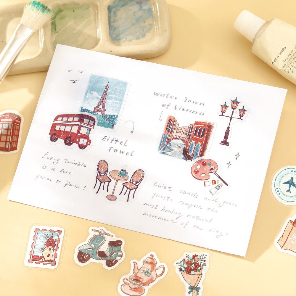 Washi Stickers | BGM | Voyage | Autour du monde - BGM - millenotes