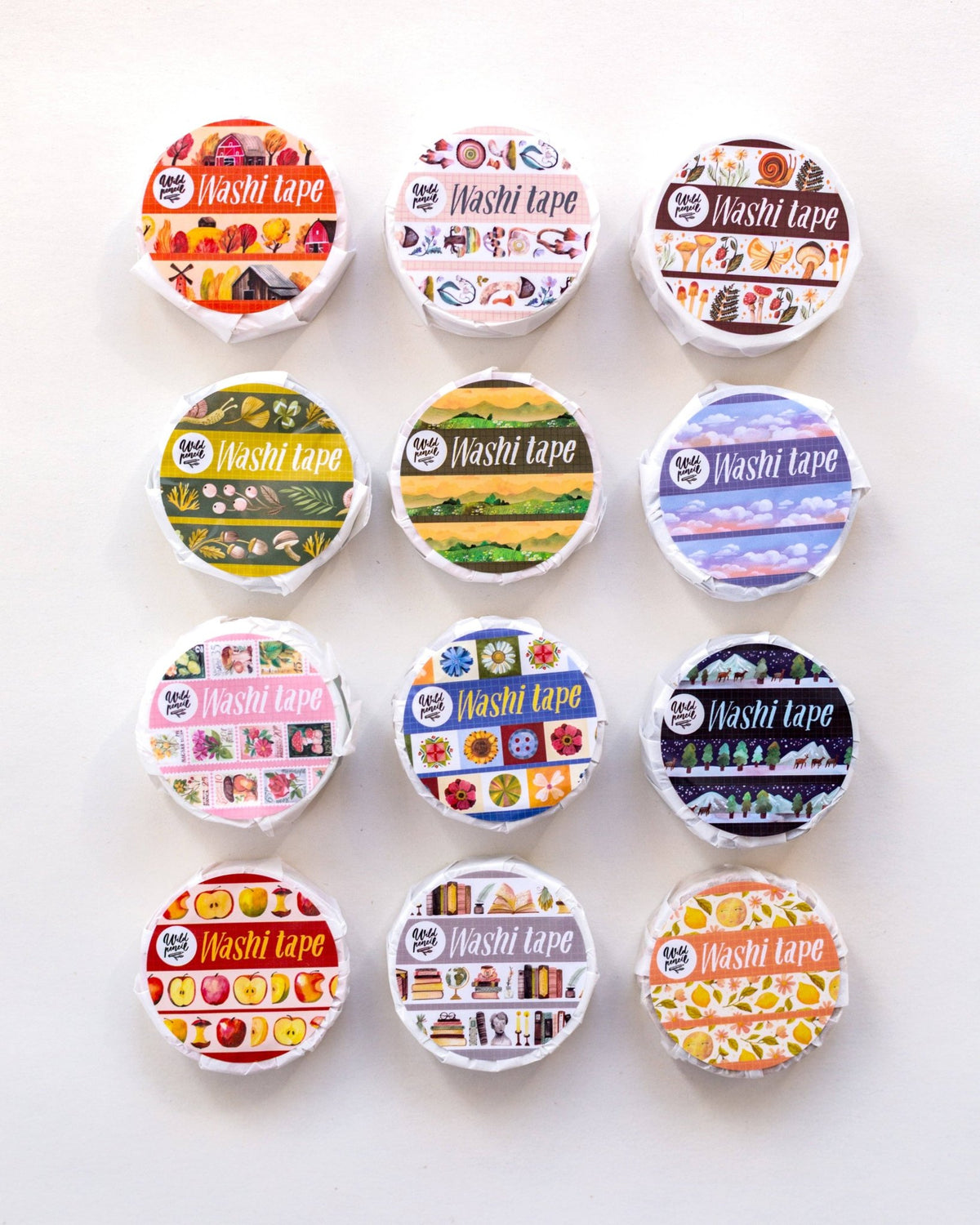 Washi tape | Wild Pencil Studio | Winter Night - Wild Pencil Studio - millenotes