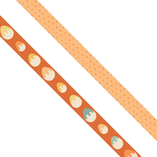 Artemio Deux Rouleaux de Masking Tape Pâques - Oeufs oranges - Artemio - millenotes