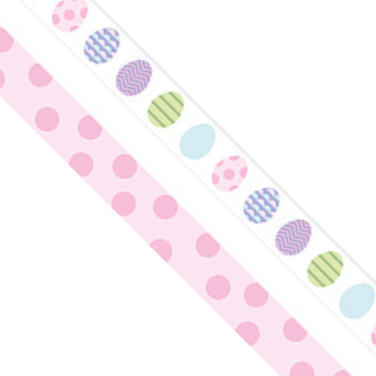 Artemio Deux Rouleaux de Masking Tape Pâques - Oeufs Roses - Artemio - millenotes