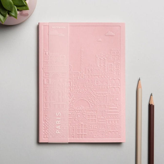 Carnet de notes B6 | The PARIS Notebook | The City Works - The City Works - Rose - millenotes