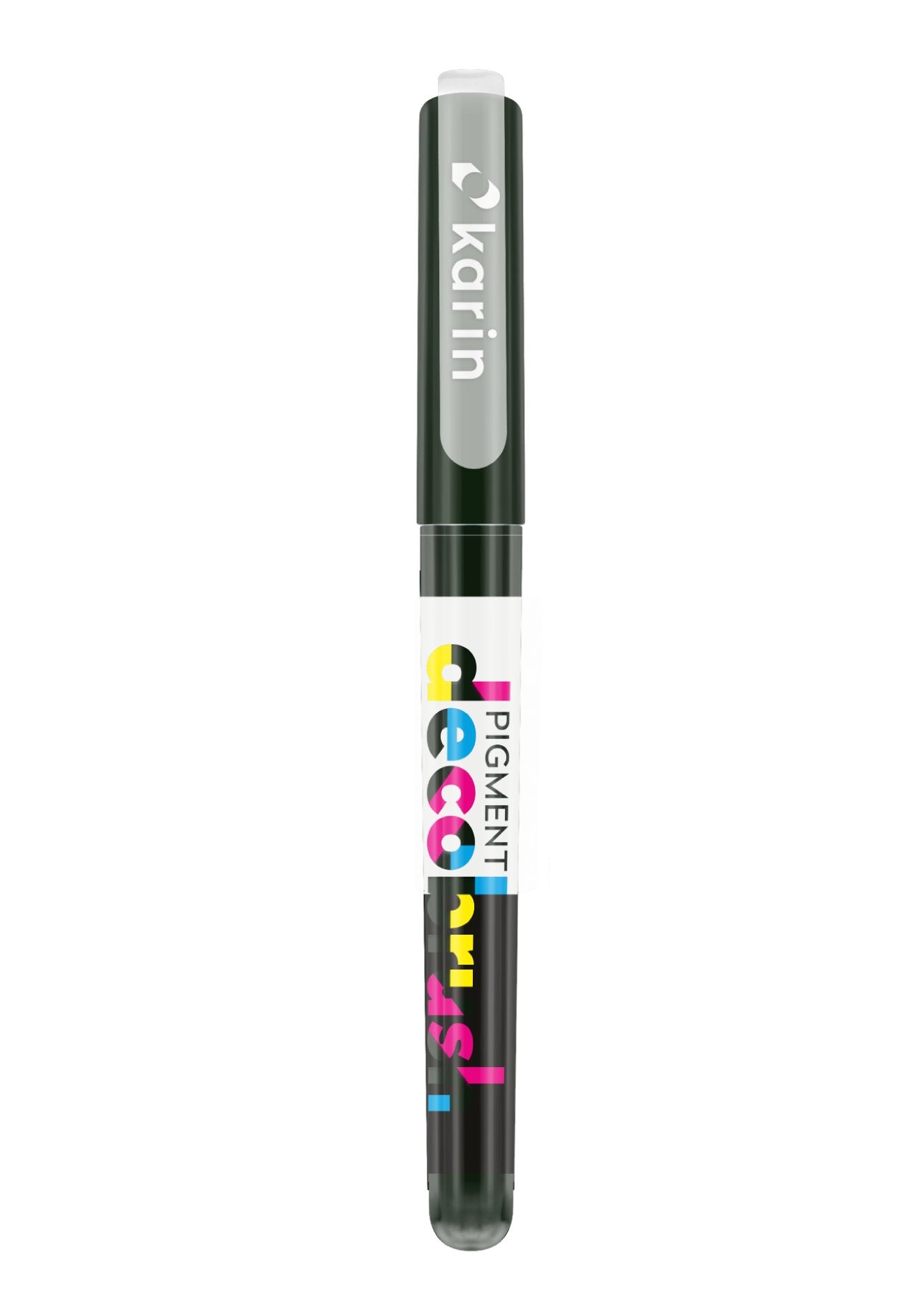 Feutres Karin Markers PIGMENT Décobrush - Karin Markers - BLACK 433U - millenotes