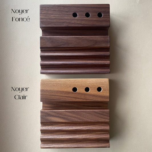 Organisateur de bureau | IPAD | Noyer - Nudo Design - Noyer clair - millenotes