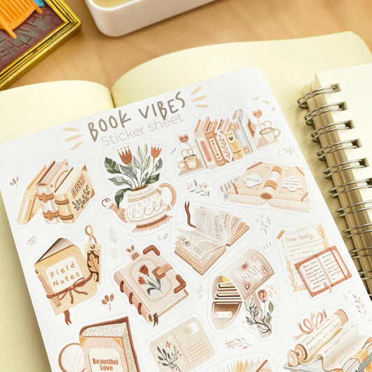 Stickers décoratifs | Book Vibes - LET'TOOn - millenotes
