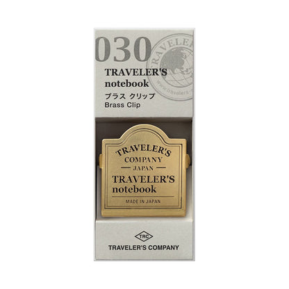 TRAVELER'S COMPANY Brass Clip TRC - TRAVELER'S COMPANY - millenotes