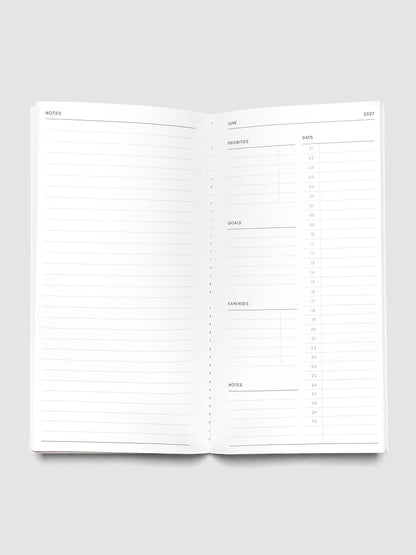 Cloth & Paper | Agenda mensuel 2027 | A5 Slim