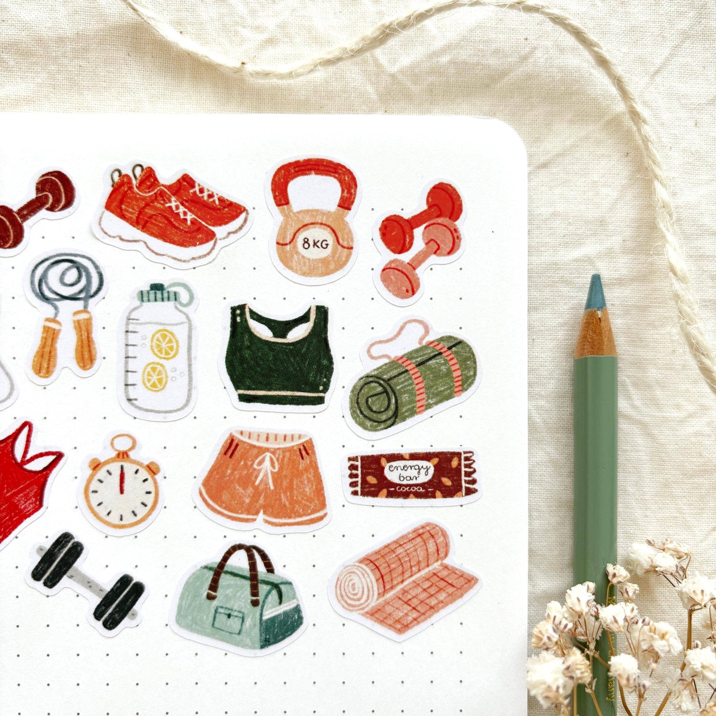 Decorative stickers | Och Monika | Fitness