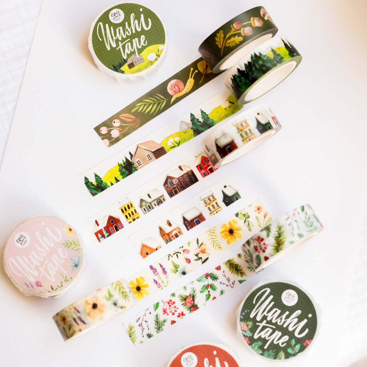 Washi tape | Wild Pencil Studio | Winter Town
