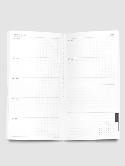 Cloth & Paper | Agenda hebdomadaire 2027 | A5 Slim