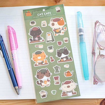 Stickers | Birdie Tam | Cat café