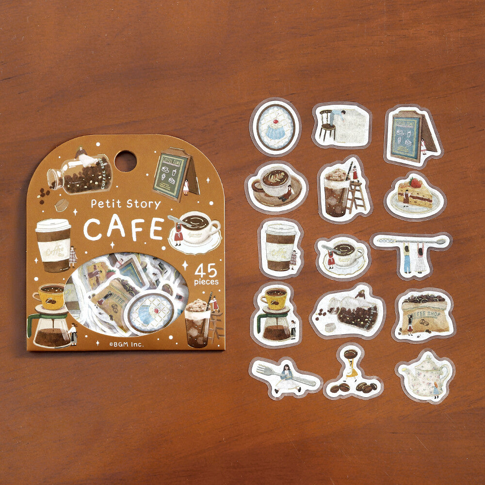 Washi Stickers | BGM | Petit Story | Café