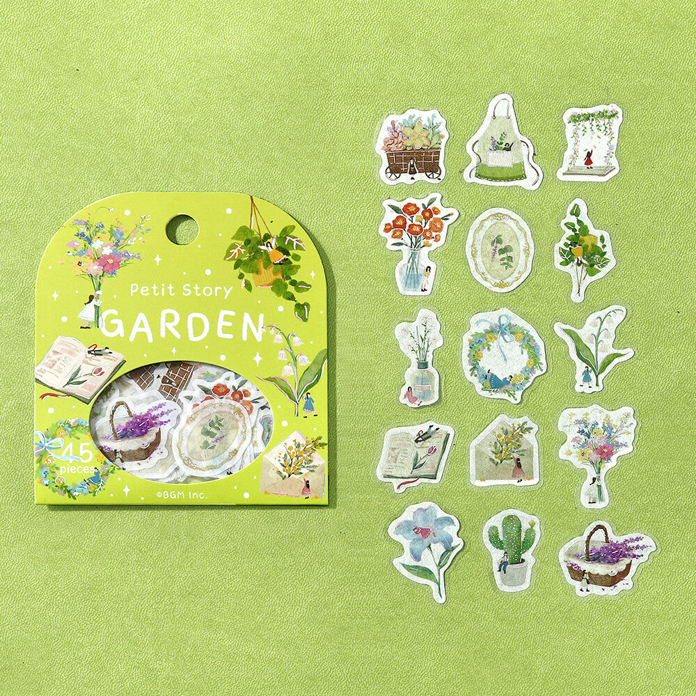 Washi Stickers | BGM | Petit Story | Jardin