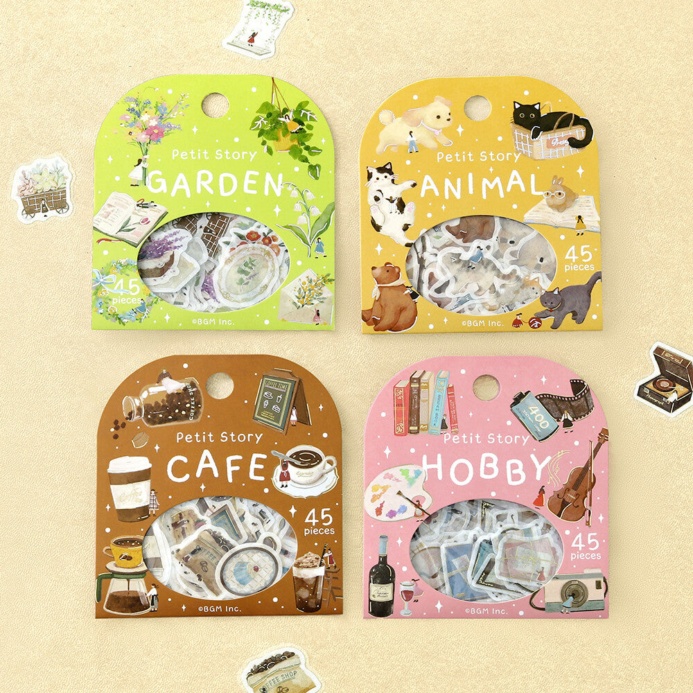 Washi Stickers | BGM | Petit Story | Café