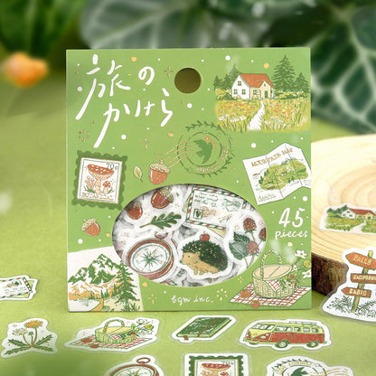 Washi Stickers | BGM | Voyage | Forêt
