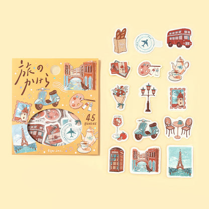 Washi Stickers | BGM | Voyage | Autour du monde