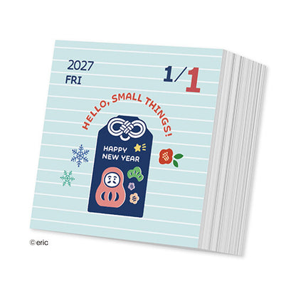 Eric Small Things x Shinnippon | Kalendarz dzienny 2027 Kolorowy