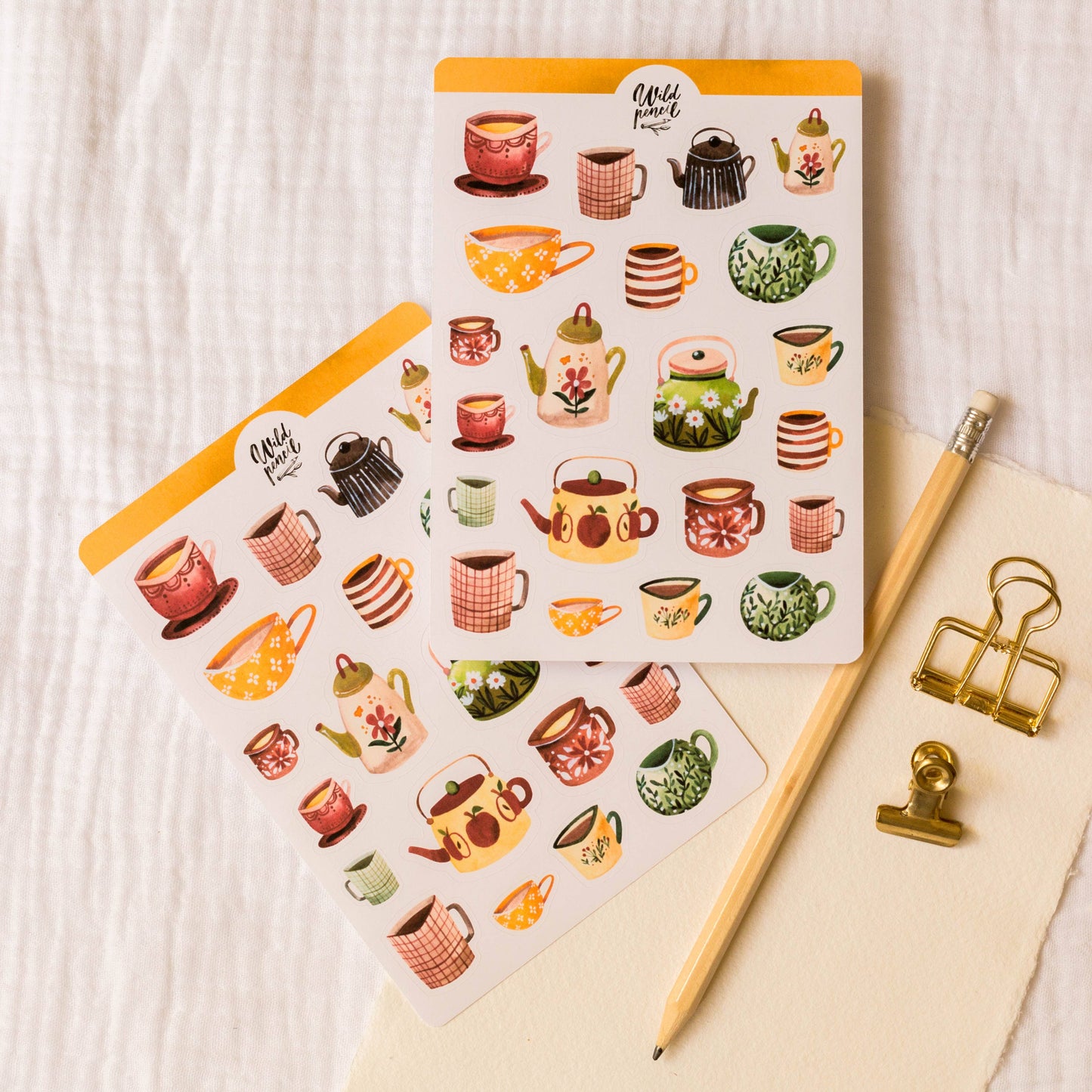 Decorative Stickers | Wild Pencil Studio | Autumn mugs