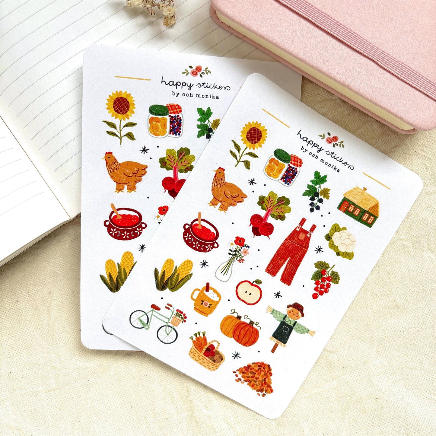 Decorative stickers | Och Monika | Harvest Time