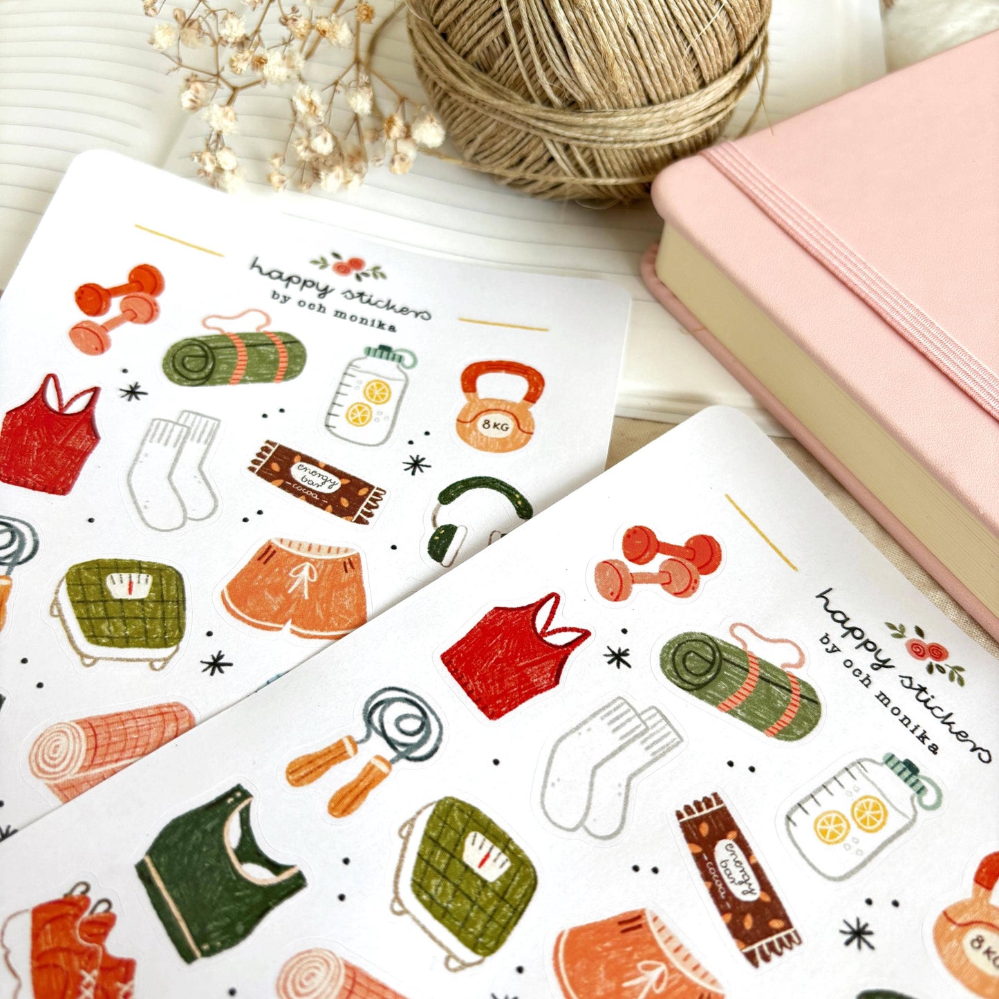 Decorative stickers | Och Monika | Fitness