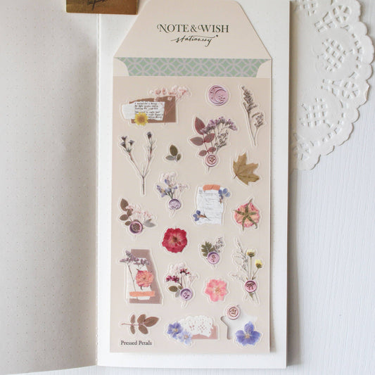 Stickers décoratifs | Note & Wish | Pressed Petals