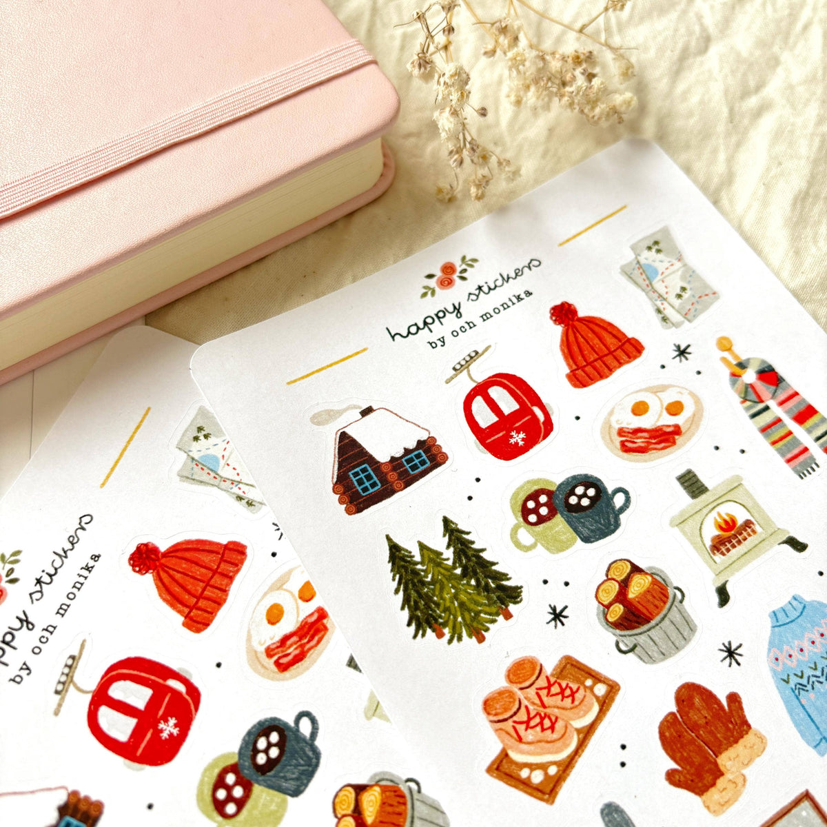 Decorative Stickers | Och Monika | Snowy Slopes