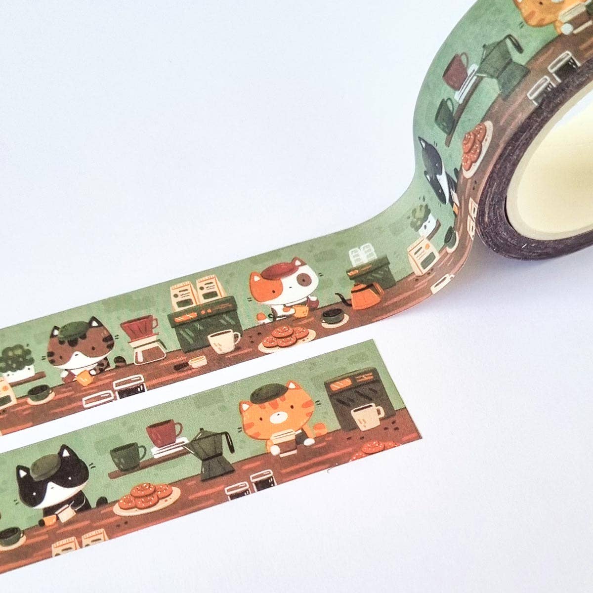 Taśma washi | Birdie Tam | Kocia kawiarnia