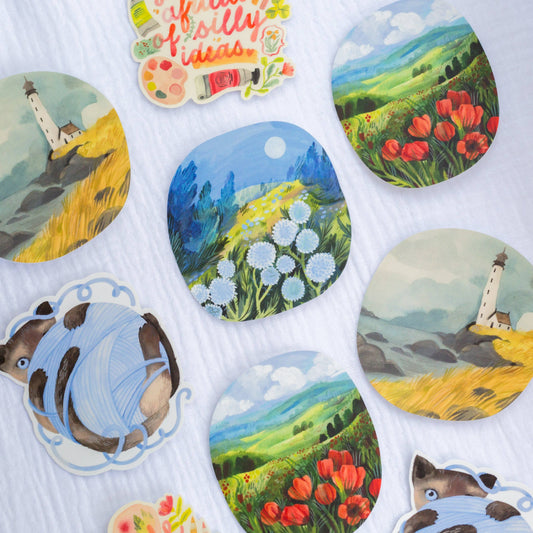 Vinyl Sticker | Wild Pencil Studio | Midnight Meadow