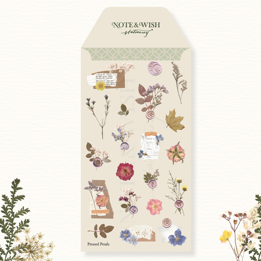 Stickers décoratifs | Note & Wish | Pressed Petals