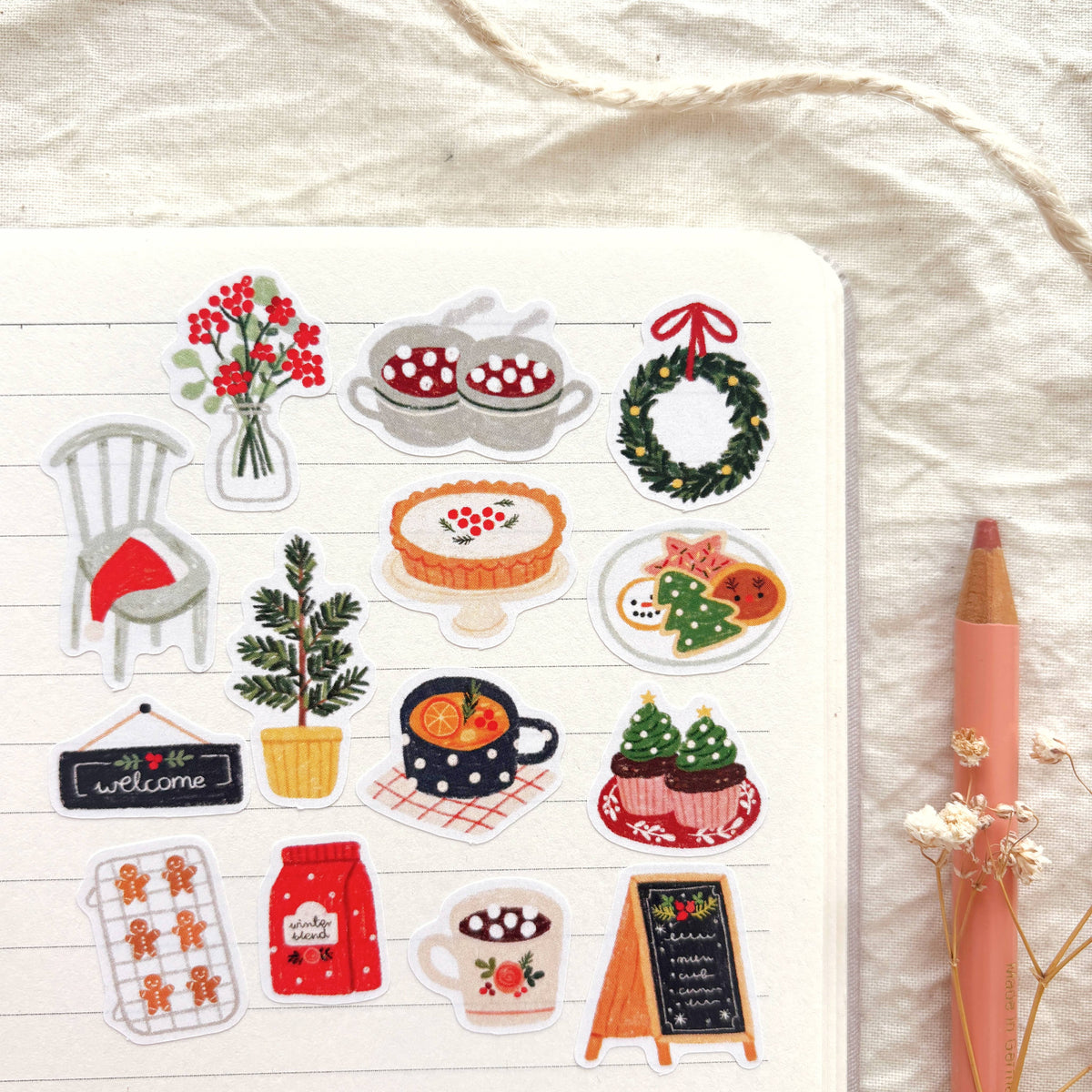 Stickers décoratifs | Och Monika | Winter Café