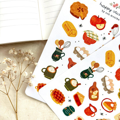 Stickers décoratifs | Och Monika | Autumn Baking