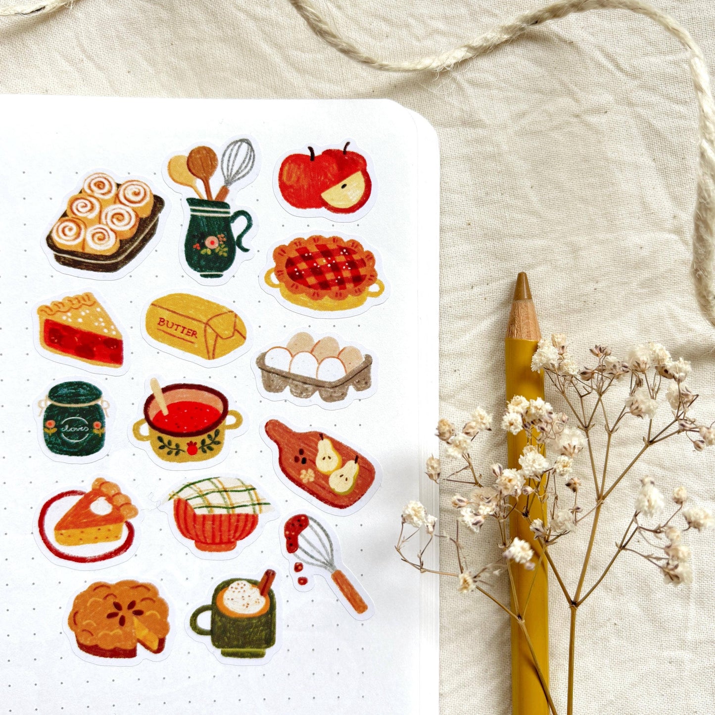 Stickers décoratifs | Och Monika | Autumn Baking