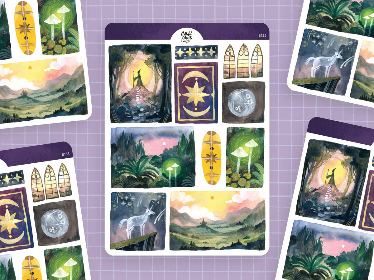 Stickers décoratifs | Wild Pencil Studio | Magical Landscapes