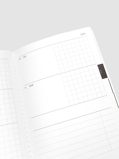 Cloth & Paper | Agenda hebdomadaire 2027 | A5 Slim