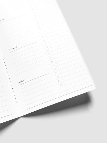 Cloth & Paper | Agenda mensuel 2027 | A5 Slim