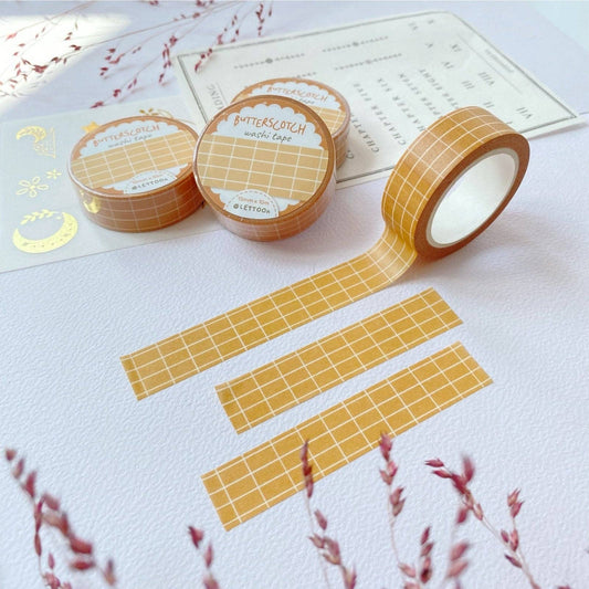 Washi tape | LETTOON | Butterscotch Grid