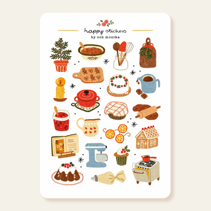 Decorative Stickers | Och Monika | Winter Baking